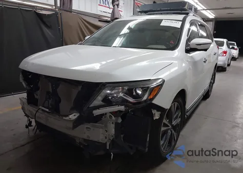 2017 Nissan Pathfinder Platinum from USA, damaged, VIN 5N1DR2MN3HC641819